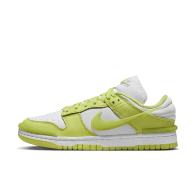 Black and neon green nike shoes womens sale