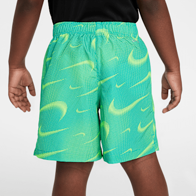 Conjunto de shorts de 2 piezas con estampado Rhythm para niños talla pequeña Nike Dri-FIT