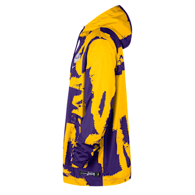 Los Angeles Lakers Courtside Men's Nike NBA Club Woven Full-Zip Jacket