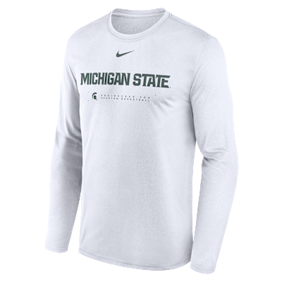 Michigan State Courtside Basketball Shootaround Legend