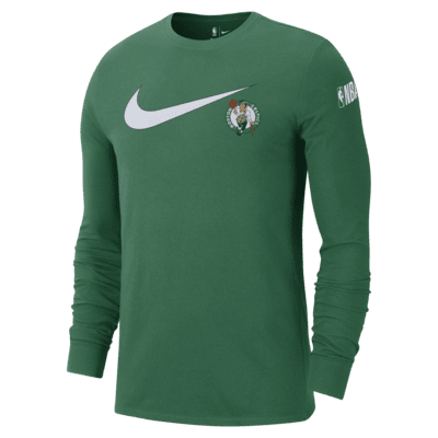 Boston Celtics Swoosh Essential Men's Nike NBA Long-Sleeve T-Shirt