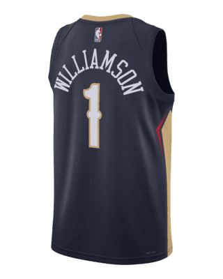 New Orleans Pelicans Icon Edition Nike Dri-FIT NBA Swingman Jersey.