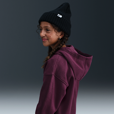 Nike Sportswear Club Fleece oversized hoodie met rits voor kids