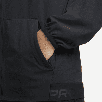 ナイキ プロ Dri-FIT フレックス ベント マックス メンズ フルジップ フーデッド トレーニングジャケット