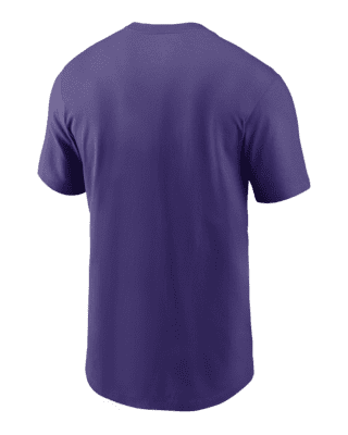 Men's Arizona Diamondbacks Nike Purple Cooperstown Collection Logo T-Shirt