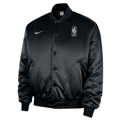 Team 31 Men's Nike NBA Full Press-Stud Bomber Jacket