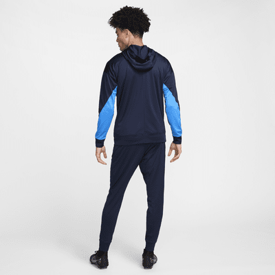 Chelsea F.C. Strike Men's Nike Dri-FIT Football Hooded Knit Tracksuit