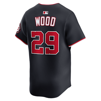 Jersey Nike Dri-FIT ADV de la MLB Limited para hombre James Wood Washington Nationals