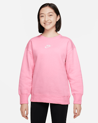 Детский свитшот Nike Sportswear Club Fleece Big Kids' (Girls') Crew