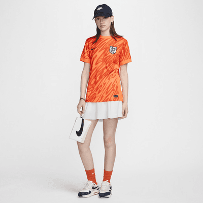 England (Women's Team) 2024/25 Stadium Goalkeeper Women's Nike Dri-FIT Football Replica Short-Sleeve Shirt