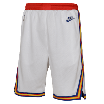 Golden State Warriors 2024/25 Hardwood Classics Big Kids' Nike NBA Swingman Shorts