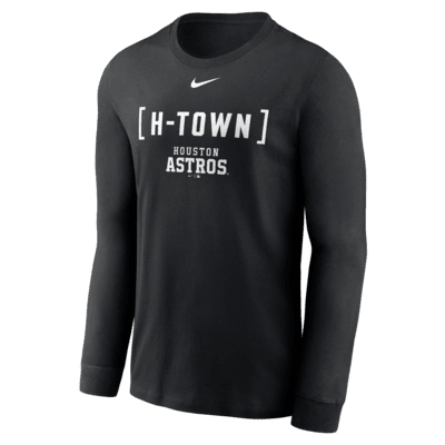 Houston Astros Fashion Men's Nike MLB Long-Sleeve T-Shirt