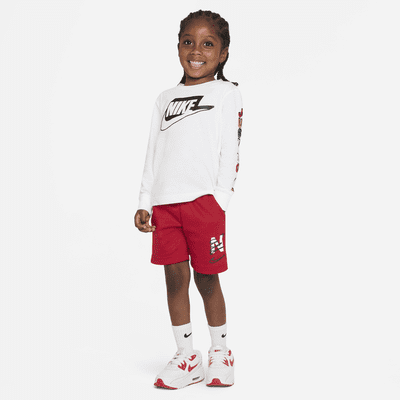 Shorts infantiles con garabatos Nike Dri-FIT