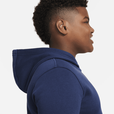 Nike Sportswear Club Fleece Hoodie für ältere Kinder (erweiterte Größe)