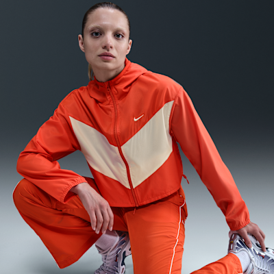 Chamarra con gorro de tejido Woven holgada para mujer Nike Sportswear Windrunner