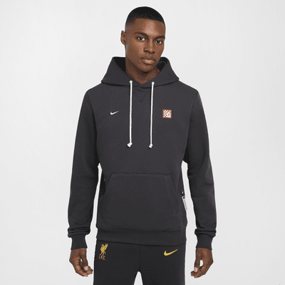 Felpa pullover da calcio con cappuccio Nike Dri-FIT Liverpool FC Standard Issue da uomo – Terza