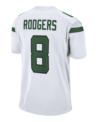 Aaron Rodgers New York Jets Autographed Green Nike Elite Jersey