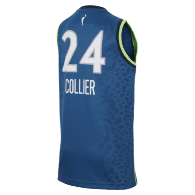 Jersey Nike Dri-FIT de la WNBA Swingman para niños talla grande Napheesa Collier Minnesota Lynx 2024 Explorer Edition