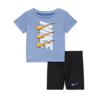 Conjunto con shorts para bebé (12-24 meses) Nike Dri-FIT Dropset. Nike.com