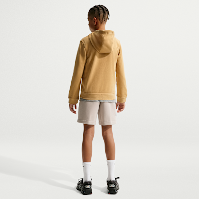 Sudadera con gorro de fútbol Nike de cierre completo para niño talla grande del Pumas UNAM Club