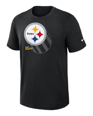 Мужская футболка Pittsburgh Steelers Slub Nike Dri-FIT NFL
