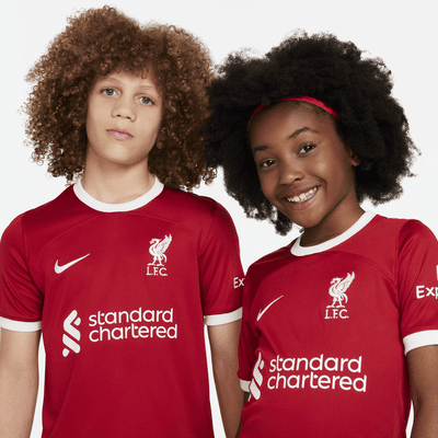 Liverpool FC 2023/24 Stadium Third Big Kids' Nike Dri-FIT Soccer