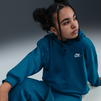 Pants holgados para niños talla grande Nike Sportswear Club Fleece