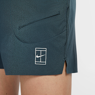 กางเกงเทนนิสขาสั้น 6 นิ้วผู้ชาย Dri-FIT NikeCourt Advantage