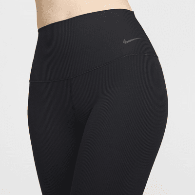 Nike Zenvy 羅紋女款輕柔支撐型高腰九分內搭褲