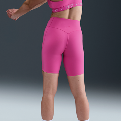 Nike Universa Women's Medium-Support High-Waisted 8" Biker Shorts with Pockets
