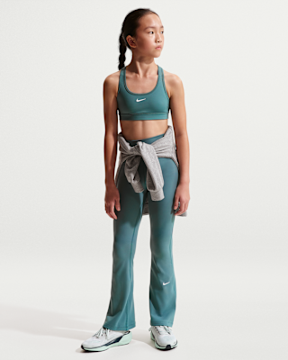 Детские тайтсы Nike One Girls' Dri-FIT Flared Leggings