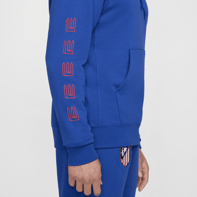 Atlético Madrid Club Thuis Nike voetbalhoodie van sweatstof voor heren