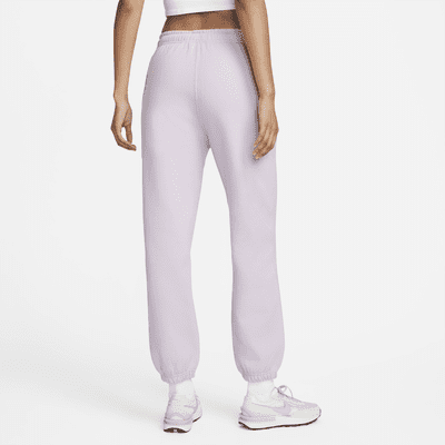 Pants de tejido Fleece para mujer Nike Solo Swoosh