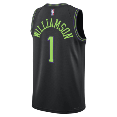 Jersey Nike Dri-FIT Swingman de la NBA para hombre Zion Williamson New Orleans Pelican City Edition 2023/24