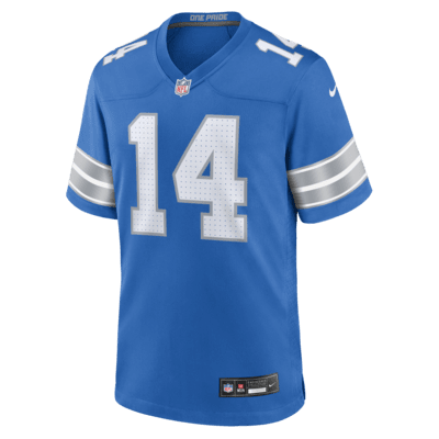 Jersey de fútbol americano Nike de la NFL Game para hombre Amon-Ra St. Brown Detroit Lions