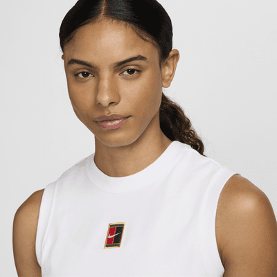 NikeCourt Heritage Samarreta de tirants de tennis de disseny cropped - Dona