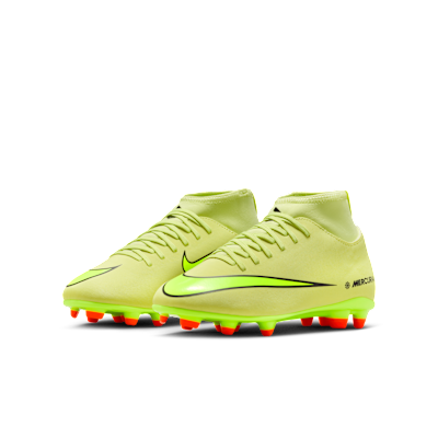 Nike Jr. Mercurial Superfly 10 Club Little/Big Kids' Multi-Ground High-Top Soccer Cleats