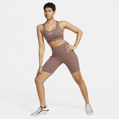 Nike Swoosh Medium Support Sport-BH mit Polster für Damen