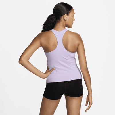 Camiseta de tirantes con bra deportivo con almohadilla de media sujeción para mujer Nike Swoosh