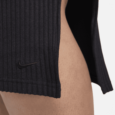 Falda slim midi para mujer (talla grande) Nike Sportswear Chill Rib