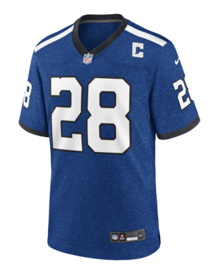 Мужские джерси Jonathan Taylor Indianapolis Colts Nike NFL Game Football Jersey для футбола