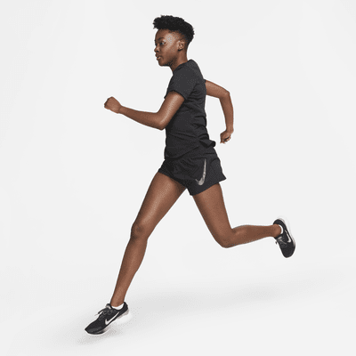 Short de running avec sous-short intégré taille mi-haute Nike Dri-FIT One Swoosh pour femme