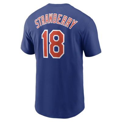 Darryl Strawberry New York Mets Cooperstown Fuse Men's Nike MLB T-Shirt