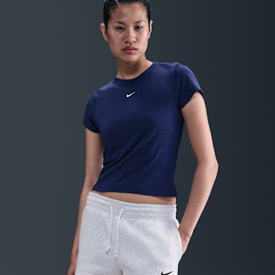 Nike Sportswear Phoenix Fleece Pantalón corto de talle medio de 5 cm - Mujer