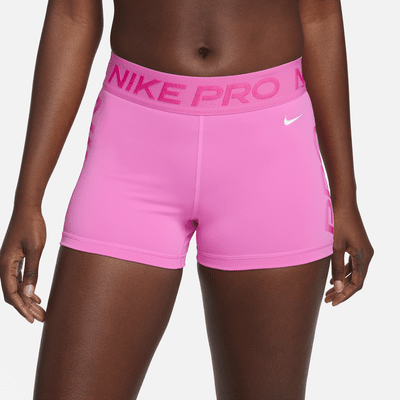 Nike Pro Women's Mid-Rise 3" Graphic Shorts