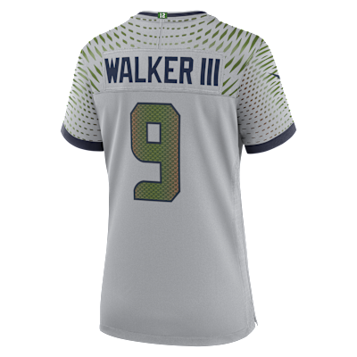 Kenneth Walker III Seattle Seahawks Rivalries Collection Women’s Nike NFL Game Jersey
