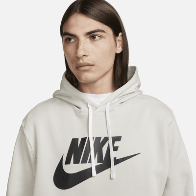 Sudadera con gorro sin cierre con estampado para hombre Nike Sportswear Club Fleece