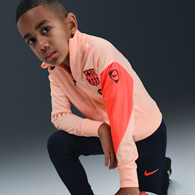 F.C. Barcelona Strike Third Older Kids' Nike Dri-FIT Total 90 Football Knit Tracksuit