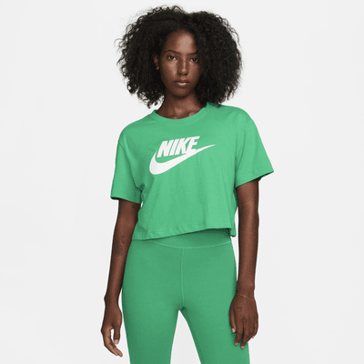 Playera cropped con logotipo para mujer Nike Sportswear Essential