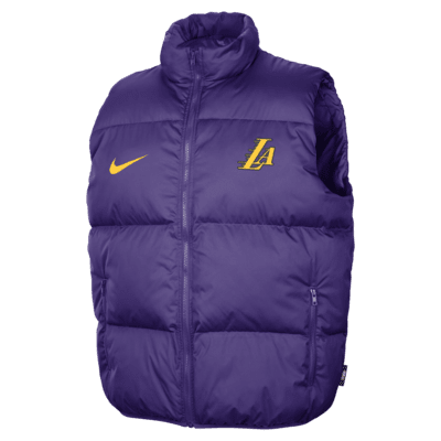 Los Angeles Lakers City Edition Men's Nike NBA Puffer Vest